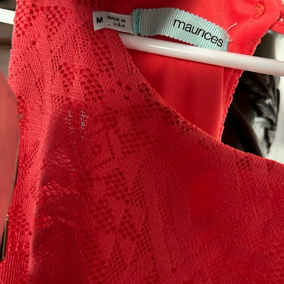 Maurices Orange Sleeveless Halter Sundress medium - Picture 4 of 4